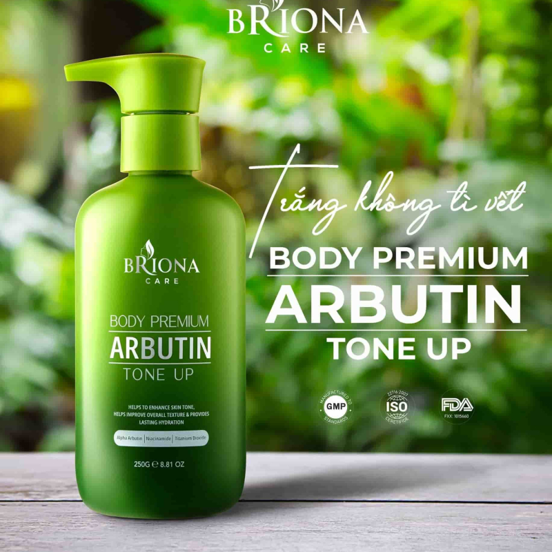 Kem Dưỡng Trắng Toàn Thân Briona | BODY PREMIUM ARBUTIN TONE UP | M.E.R COMPANY LIMITED